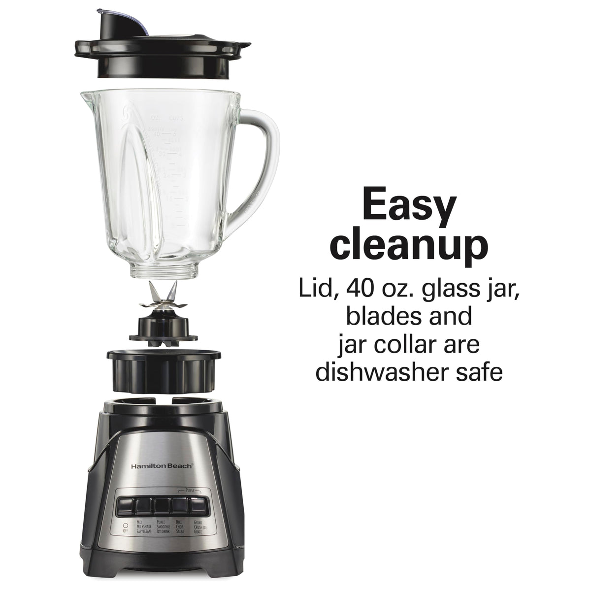 Hamilton Beach Power Elite Blender for Smoothies & More