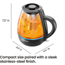 Chefman Electric Tea Kettle with Built-In Infuser
