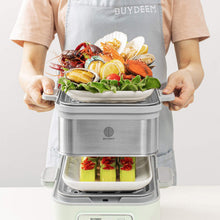 BUYDEEM 5-Quart Digital Food Steamer with One-Touch Control