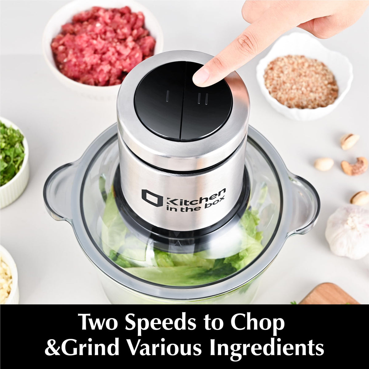 Kitchen in the Box Food Processor & Electric Chopper
