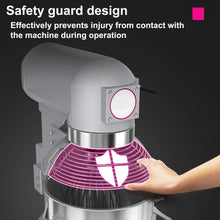 Heavy-Duty Commercial Stand Mixer with Stainless Steel Bowl