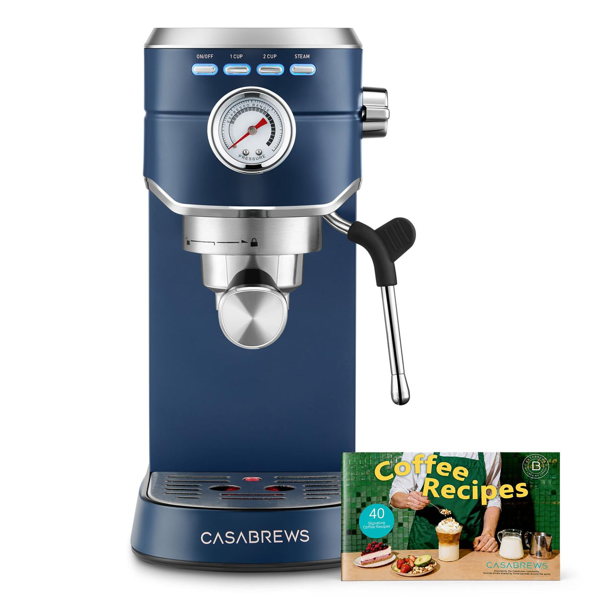 CASABREWS 20-Bar Espresso Machine with Milk Frother
