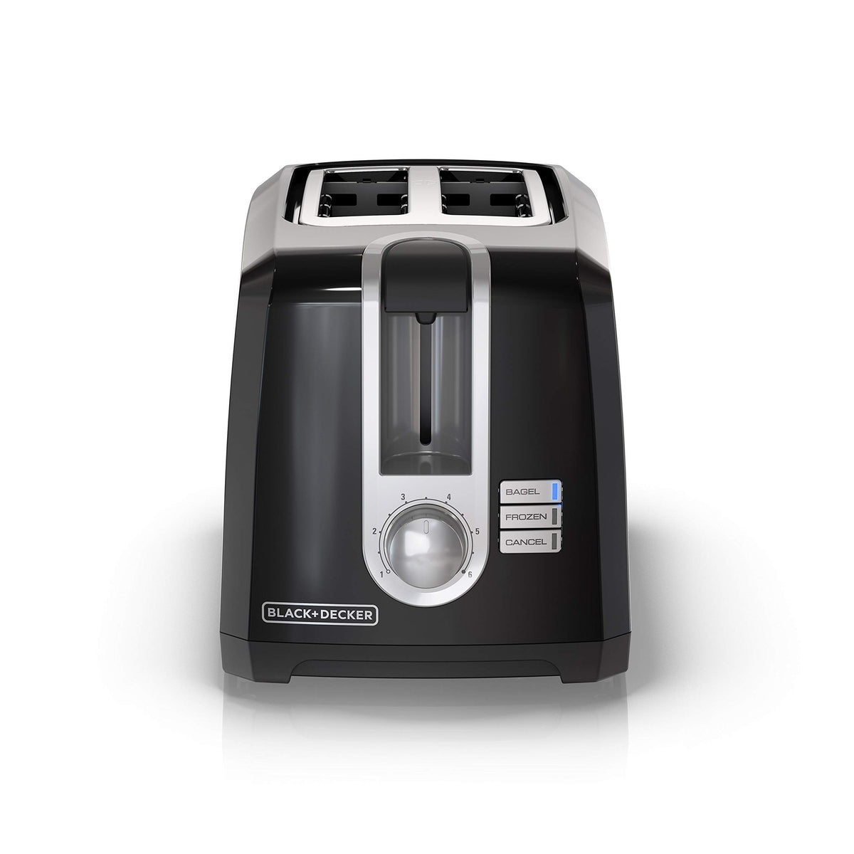BLACK+DECKER 2-Slice Compact Toaster for Everyday Use
