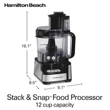Hamilton Beach 12-Cup Stack & Snap Food Processor