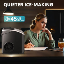 EUHOMY Nugget Ice Maker with Handle for Countertops