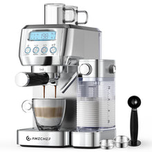 AMZCHEF Espresso Machine with Automatic Milk Frother