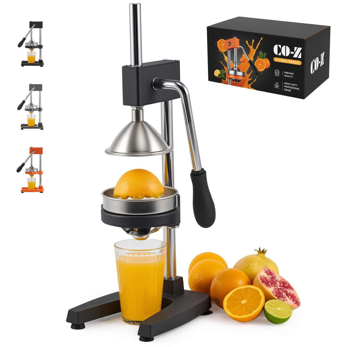 CO-Z Commercial Manual Citrus Juicer & Fruit Press