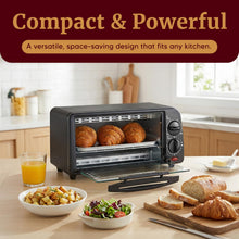 Elite Gourmet ETO449 9L 4-Slice Countertop Toaster Oven