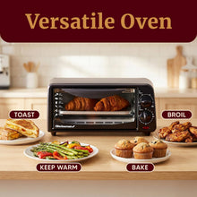 Elite Gourmet ETO449 9L 4-Slice Countertop Toaster Oven