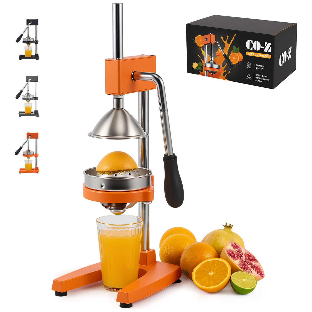 CO-Z Commercial Manual Citrus Juicer & Fruit Press