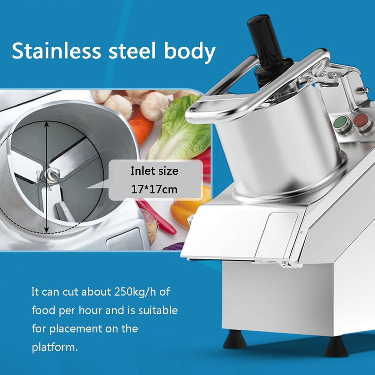 TsoLay 750W Commercial Electric Vegetable Dicer