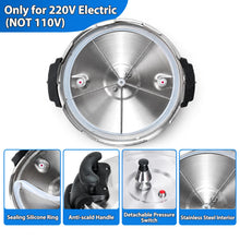 220V Commercial Electric Pressure Cooker 8L–65L Capacity