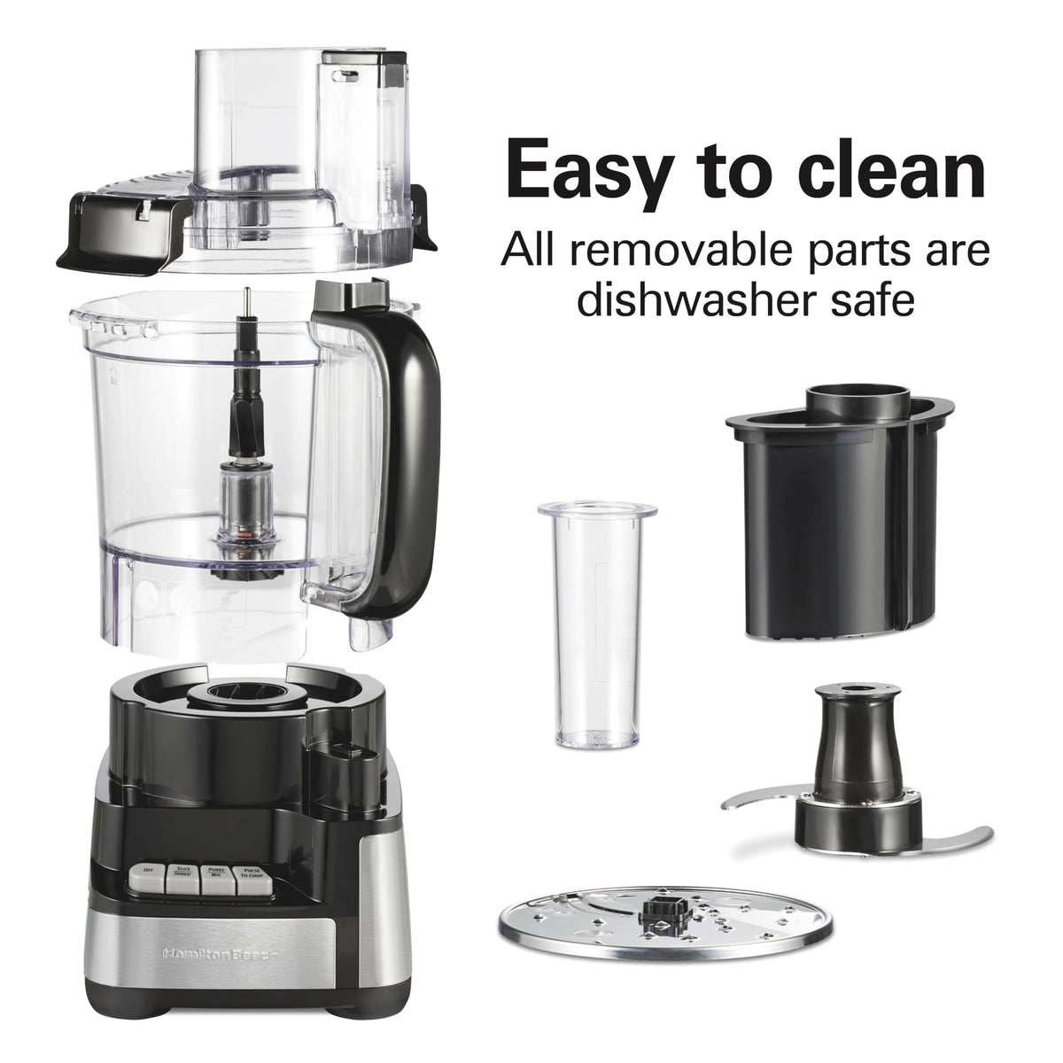 Hamilton Beach 12-Cup Stack & Snap Food Processor