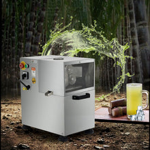 800W Commercial Sugarcane Juicer with 4-Roller Press