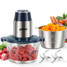 Ganiza 450W Food Processor & Vegetable Chopper with 2 Bowls