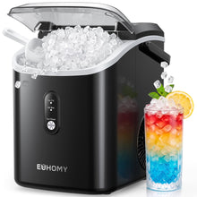 EUHOMY Nugget Ice Maker with Handle for Countertops