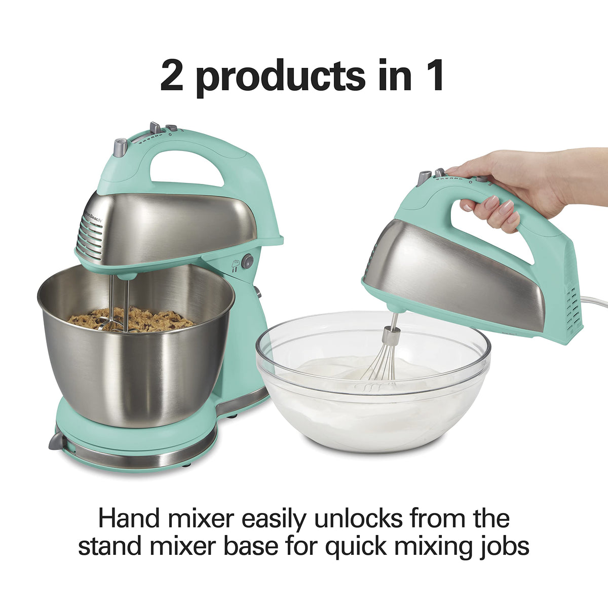Hamilton Beach Classic Stand & Hand Mixer Combo