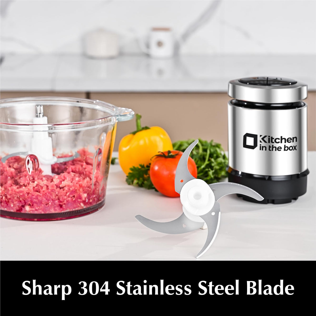 Kitchen in the Box Food Processor & Electric Chopper