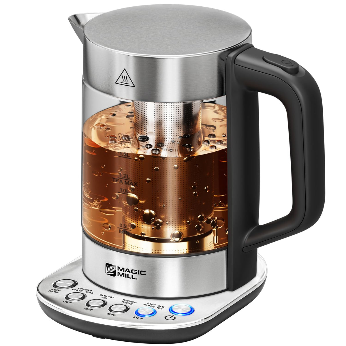 Magic Mill Pro 1.7L Electric Kettle with Tea Infuser
