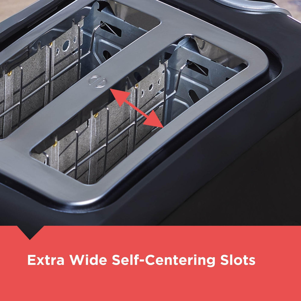 BLACK+DECKER 2-Slice Compact Toaster for Everyday Use