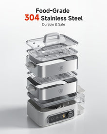 Electric Food Steamer for Vegetables, Seafood & More