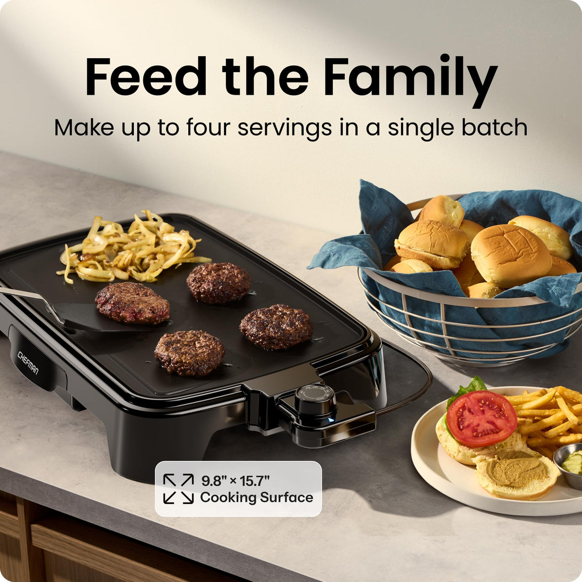 Chefman Extra-Large Electric Griddle with Temperature Control
