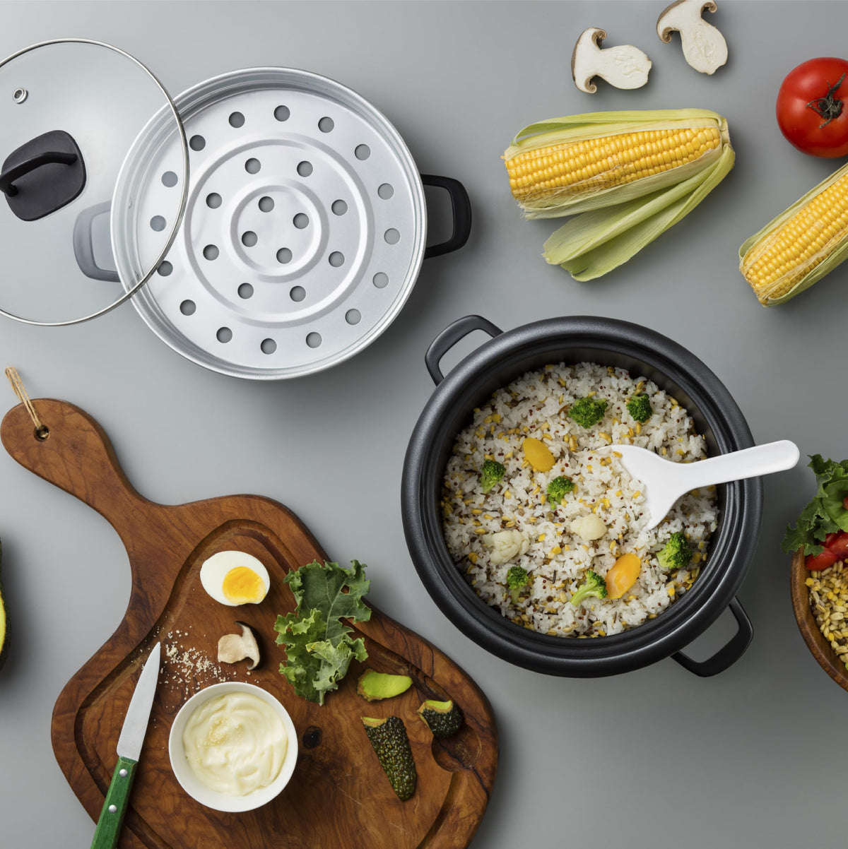 Aroma ARC-743-1NGR 6-Cup Rice Cooker & Food Steamer