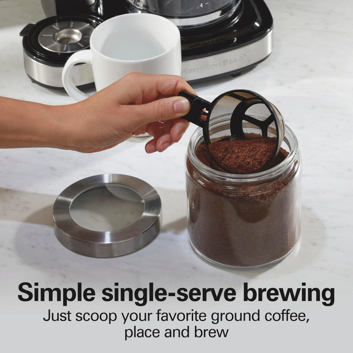 Hamilton Beach Coffee Maker & Single-Serve Brewer