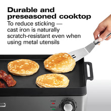 Hamilton Beach Professional Cast Iron Electric Griddle & Grill