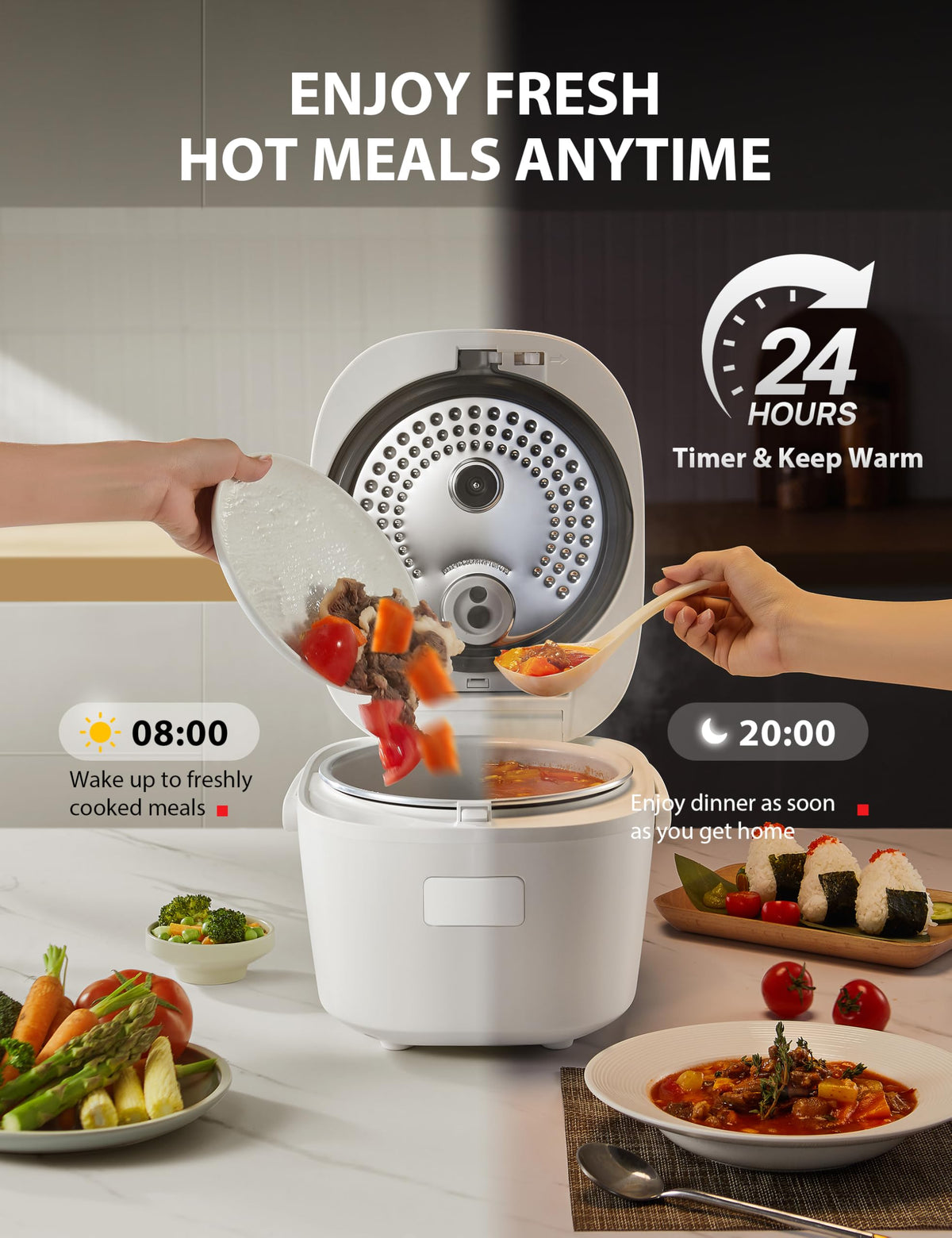 TOSHIBA Induction Heating Rice Cooker with Smart Controls