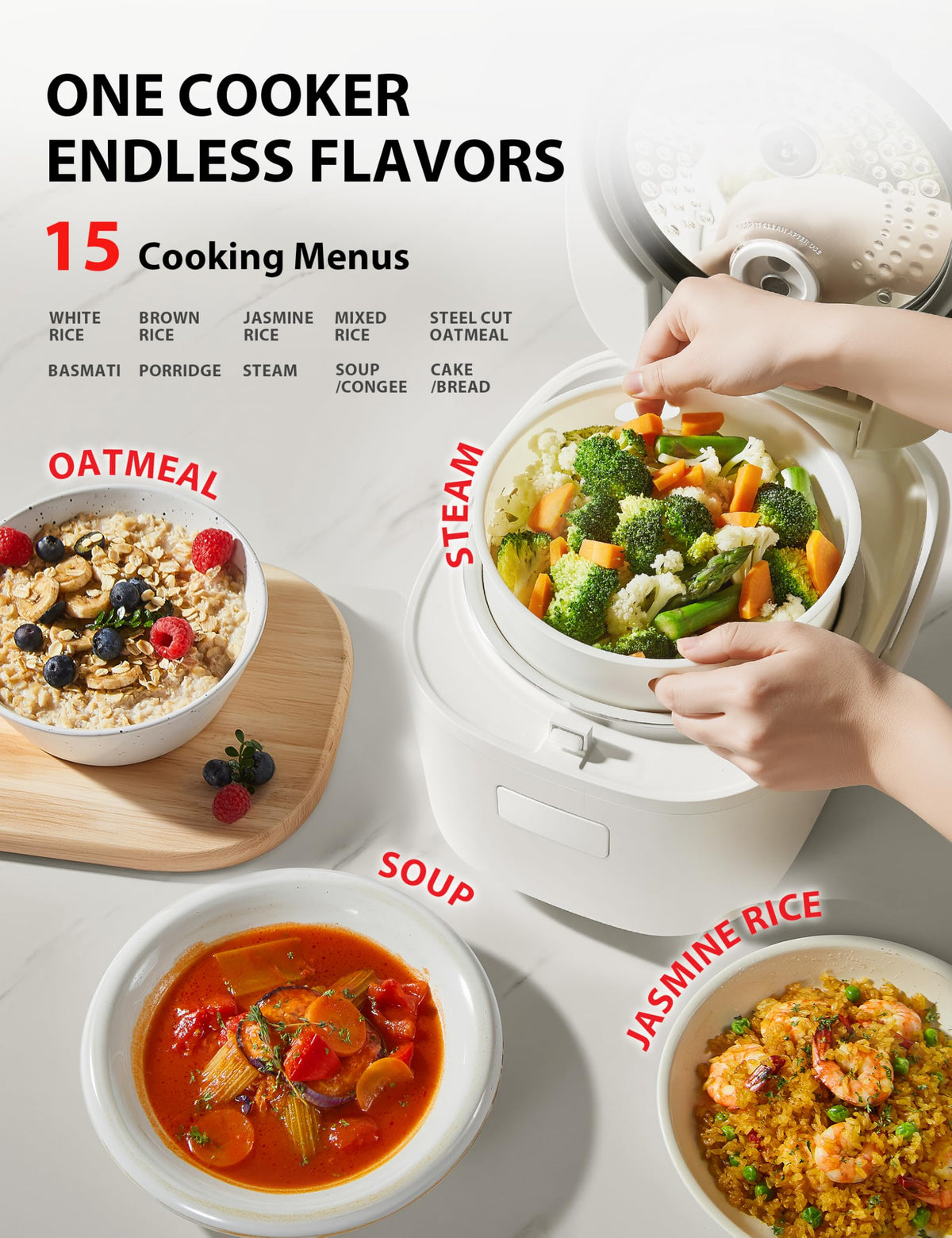 TOSHIBA Induction Heating Rice Cooker with Smart Controls
