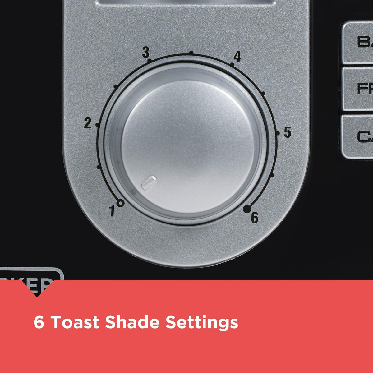 BLACK+DECKER 2-Slice Compact Toaster for Everyday Use