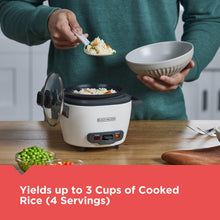 BLACK+DECKER RC503 3-Cup Compact Rice Cooker