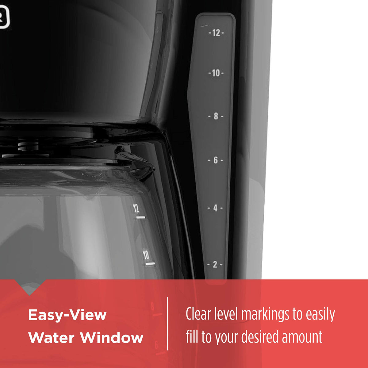 BLACK+DECKER 12-Cup Digital Coffee Maker with Carafe