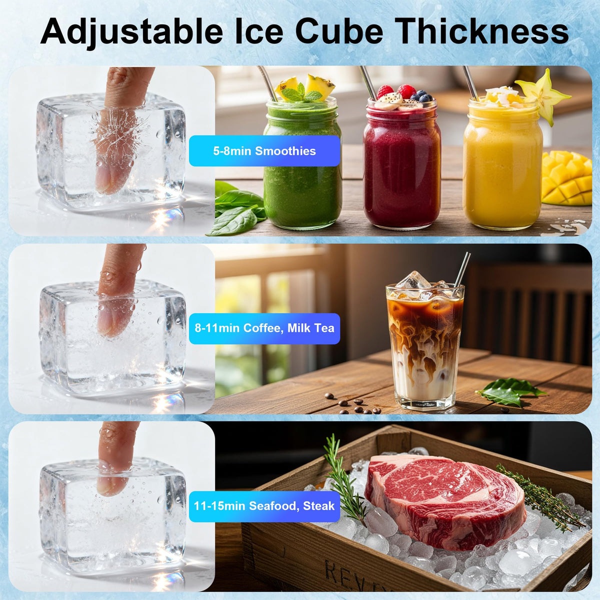 Commercial Ice Maker Machine, Industrial Ice Maker for Hotel Bar Business