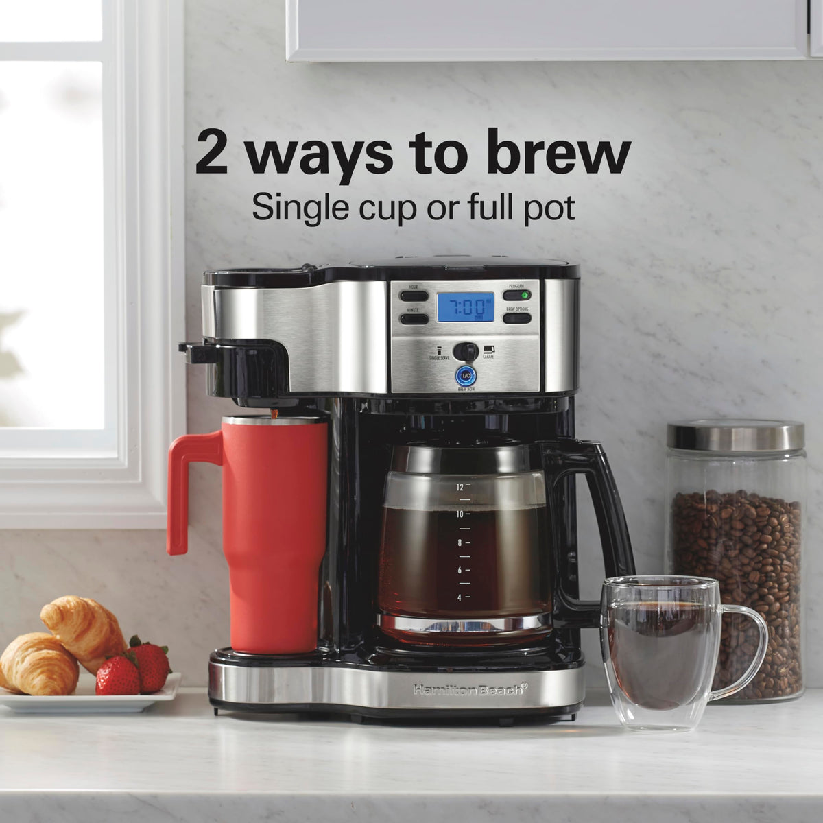 Hamilton Beach Coffee Maker & Single-Serve Brewer