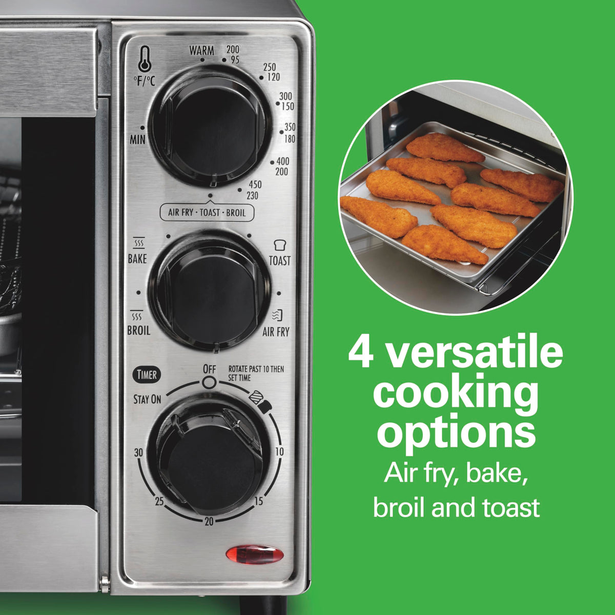 Hamilton Beach 4-Slice Air Fryer Toaster Oven Combo