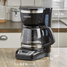 BLACK+DECKER 12-Cup Digital Coffee Maker with Carafe
