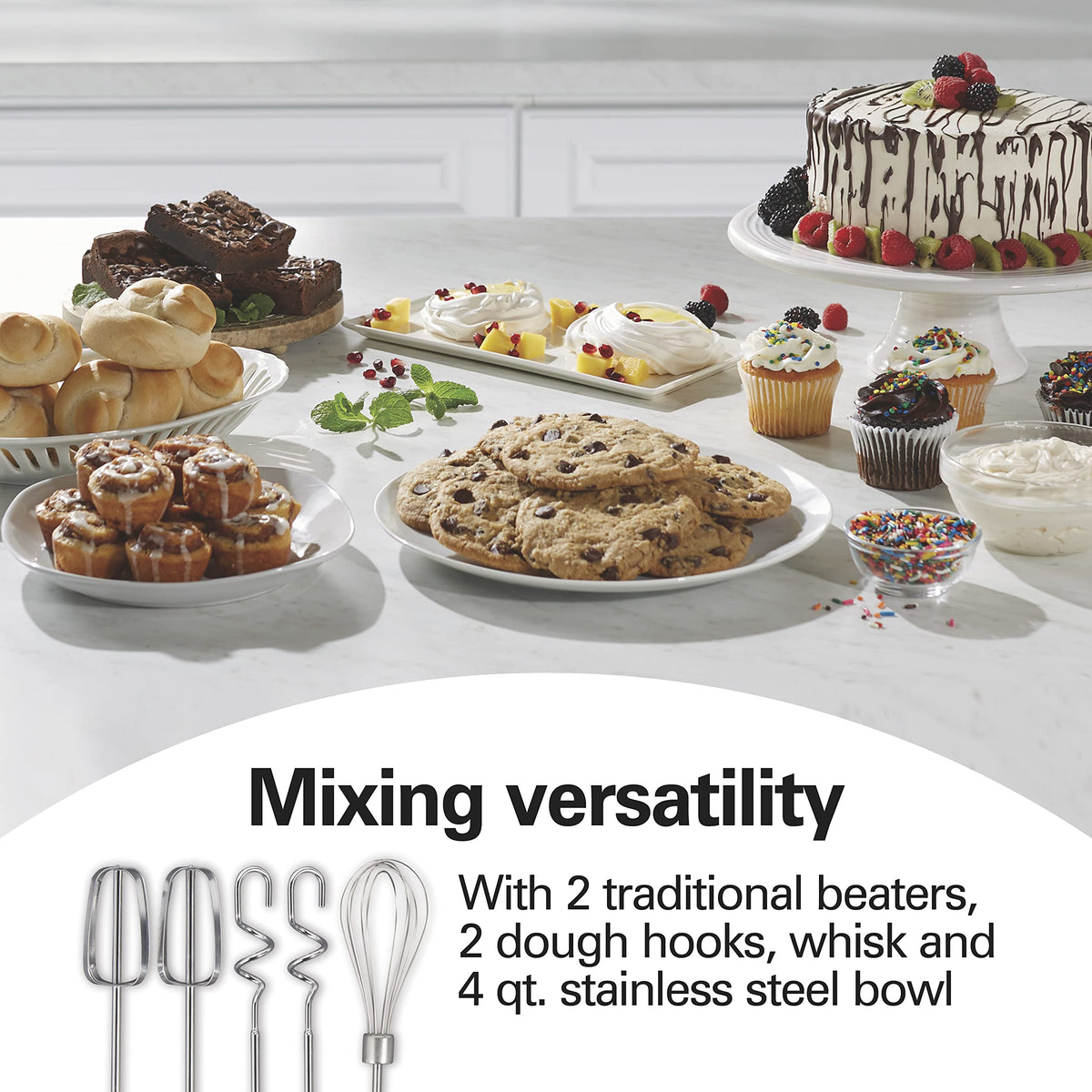 Hamilton Beach Classic Stand & Hand Mixer Combo