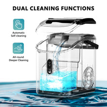 EUHOMY Nugget Ice Maker with Handle for Countertops