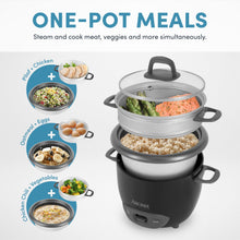 Aroma ARC-743-1NGR 6-Cup Rice Cooker & Food Steamer
