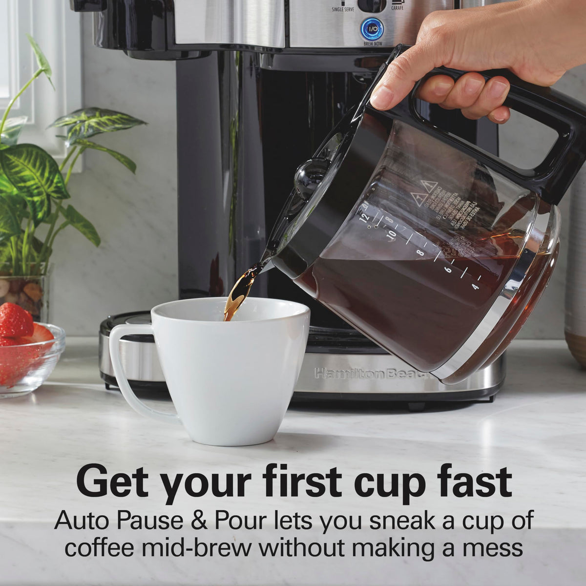 Hamilton Beach Coffee Maker & Single-Serve Brewer