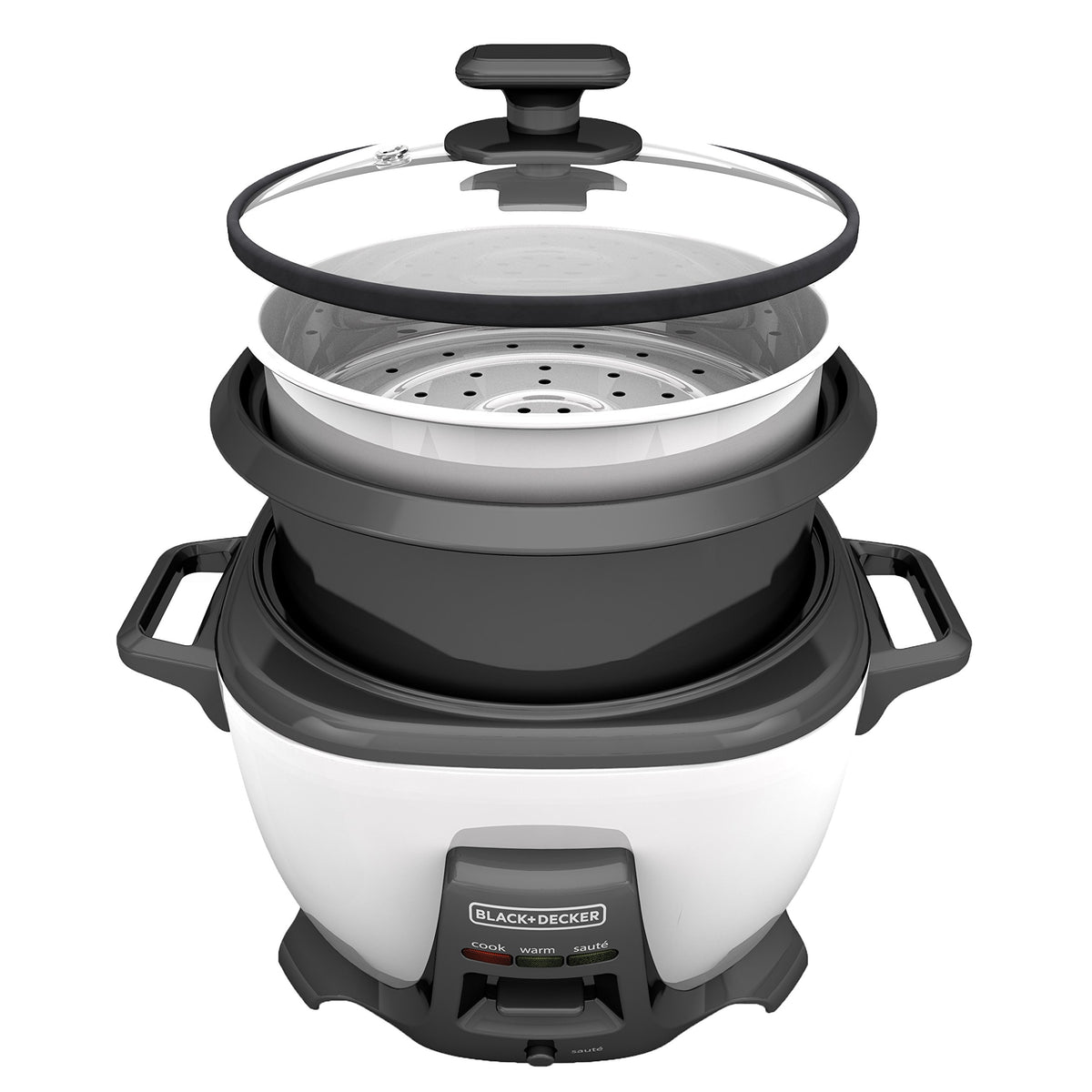 BLACK+DECKER RC503 3-Cup Compact Rice Cooker