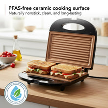 OVENTE Electric Panini Press & Sandwich Maker
