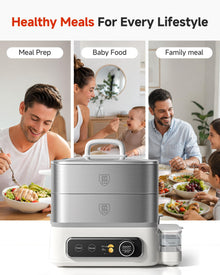Electric Food Steamer for Vegetables, Seafood & More