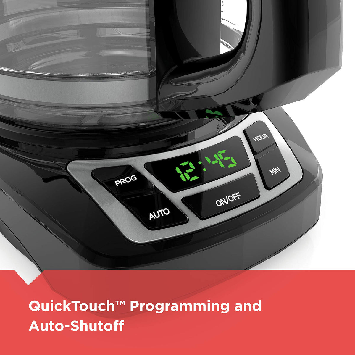BLACK+DECKER 12-Cup Digital Coffee Maker with Carafe