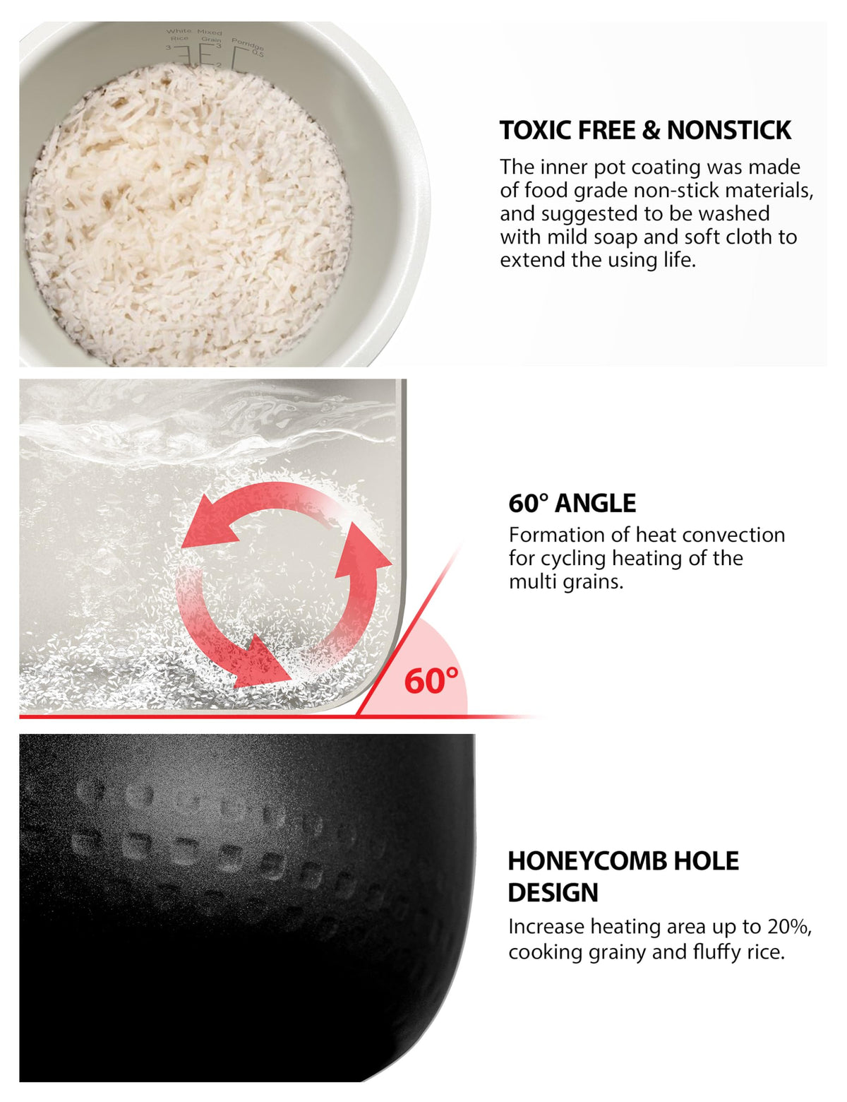 TOSHIBA Digital Rice Cooker for Everyday Meal Prep