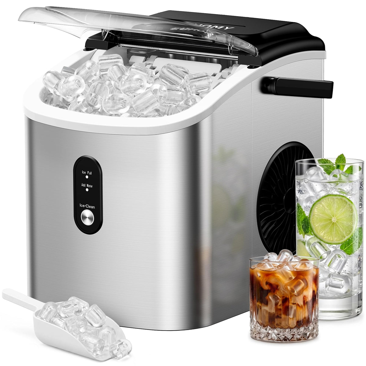 EUHOMY BBS186 Portable Countertop Ice Maker Machine