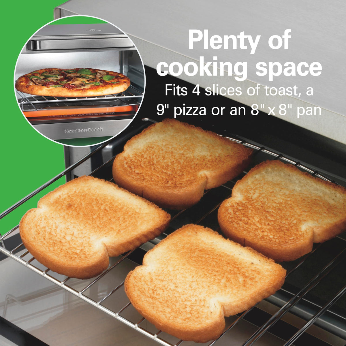 Hamilton Beach 4-Slice Air Fryer Toaster Oven Combo