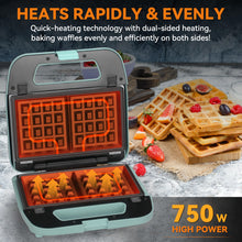 3-in-1 Waffle, Pancake & Panini Breakfast Grill Maker